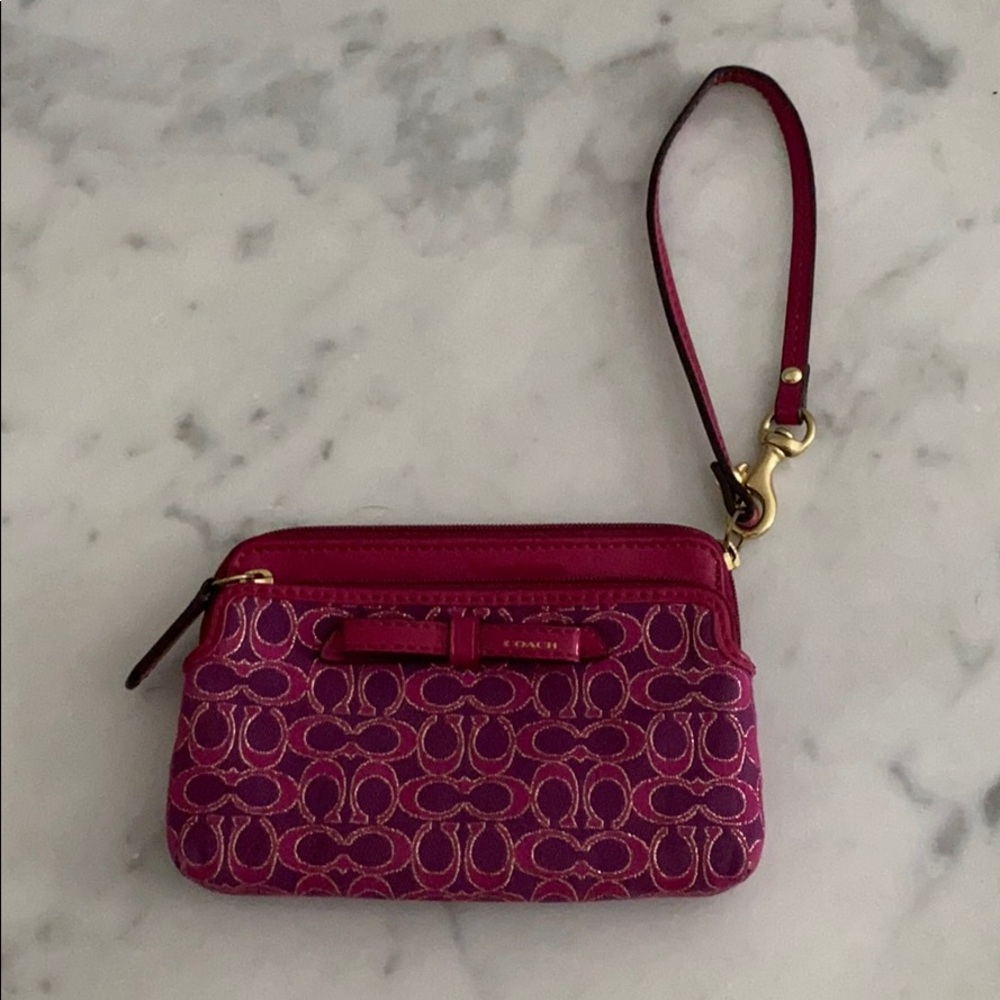 Coach wristlet